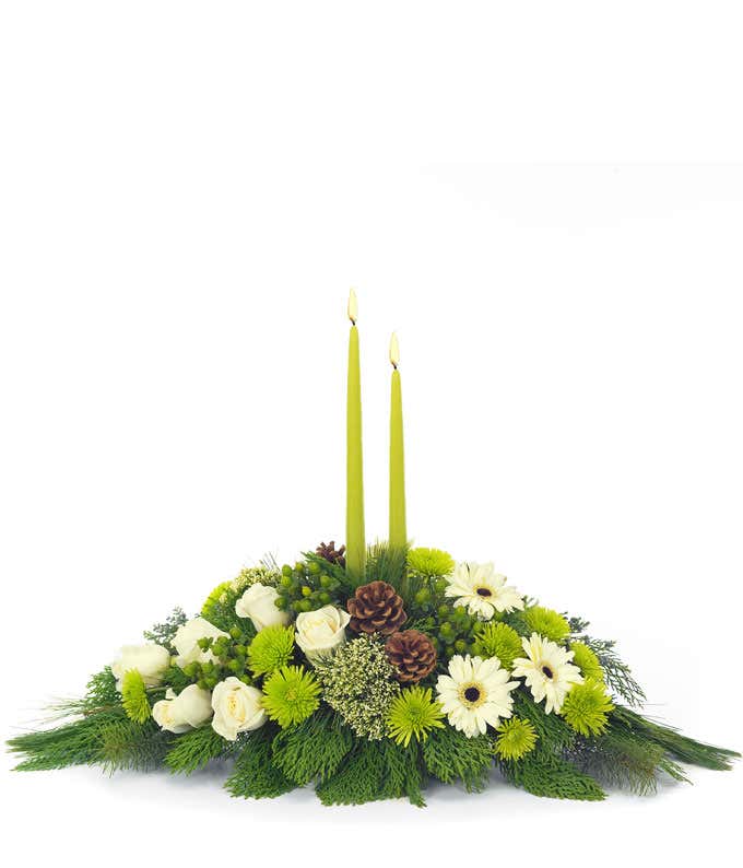 Christmas Flower Centerpiece 