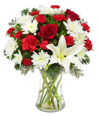 Luxury Christmas flower bouquet