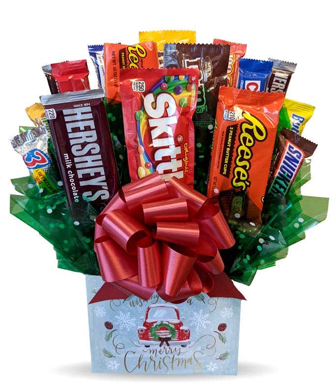 Santa's Nice List Candy Bouquet