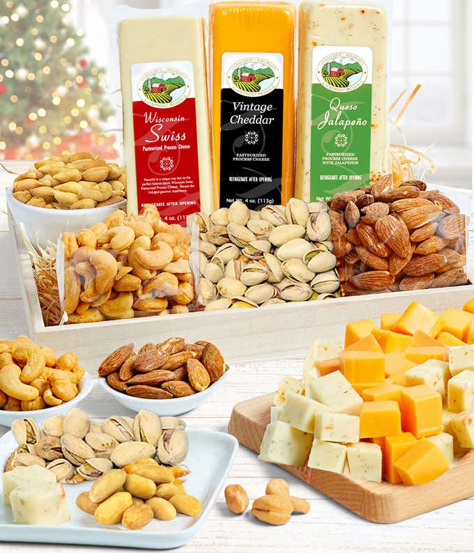 Cheese & Nuts Sampler Tray