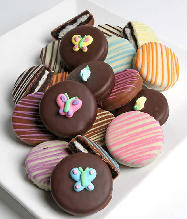 Spring Belgian Chocolate-Dipped OREO&reg; Cookies - 12 Pieces