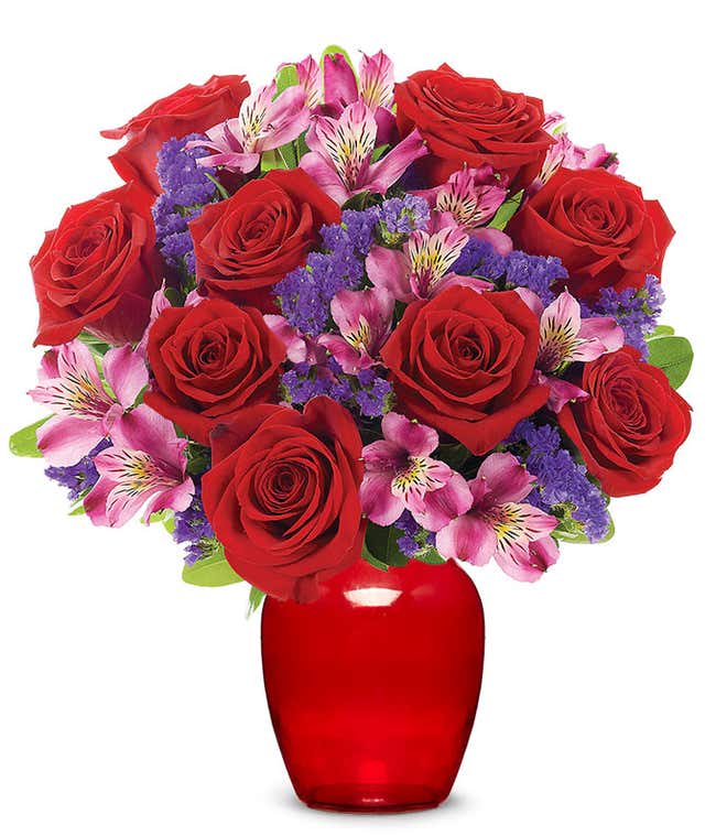 Red Roses First Kiss Bouquet