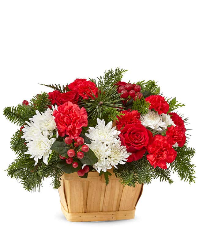 Good Tidings Evergreen Basket