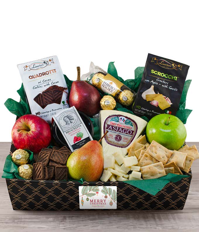 Merry Christmas Farm Fresh Gourmet Gift Box 