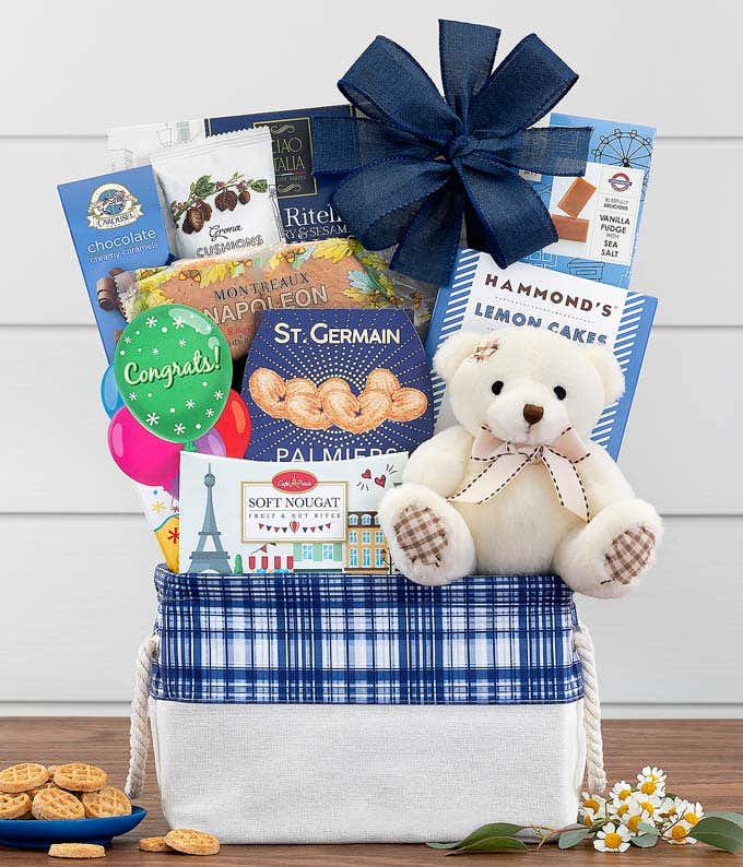 Beary Warm Congratulations Basket