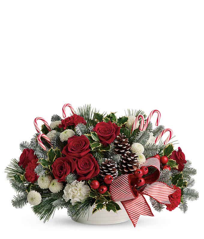 Christmas Candy Cane Bouquet