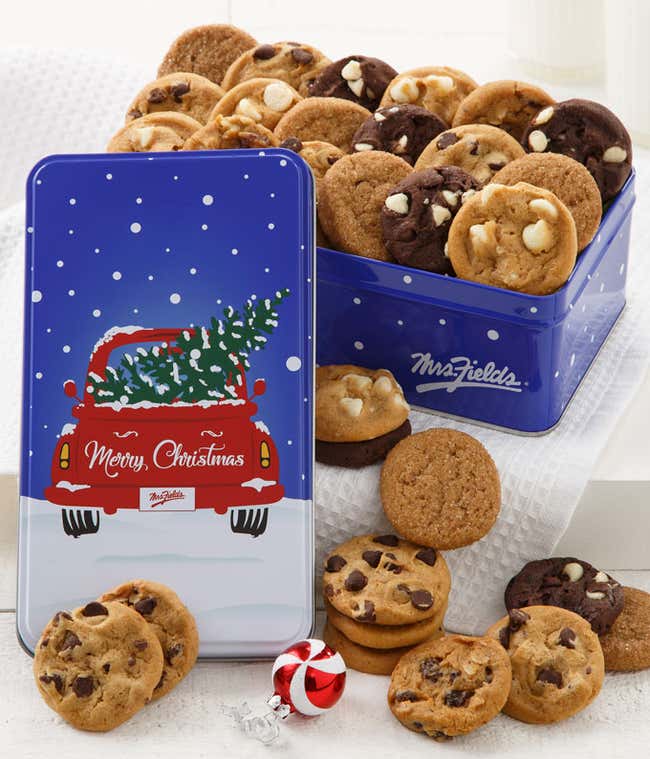 Merry Christmas Cookie Tin 