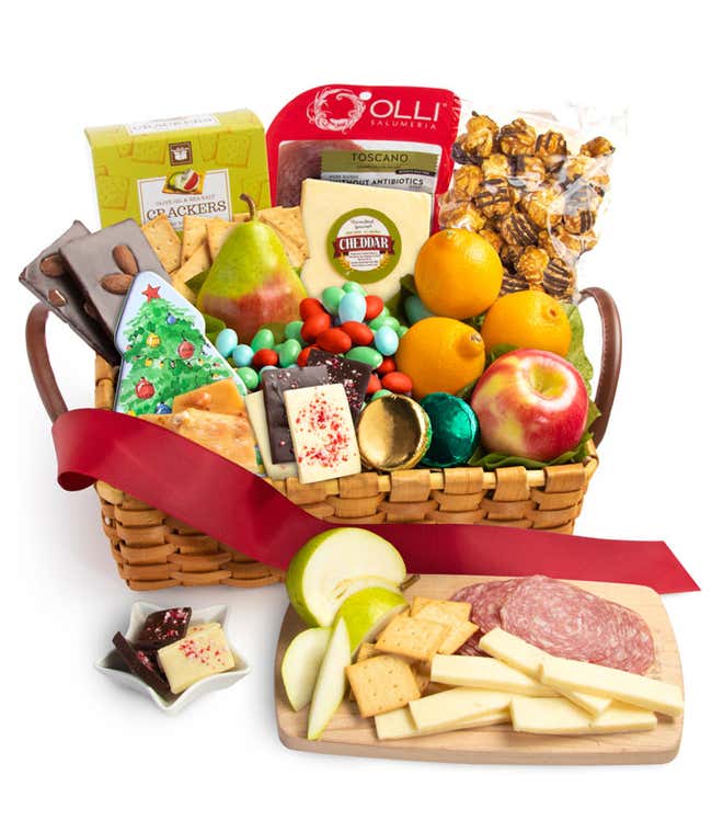 Cheerful Tidings Gift Basket