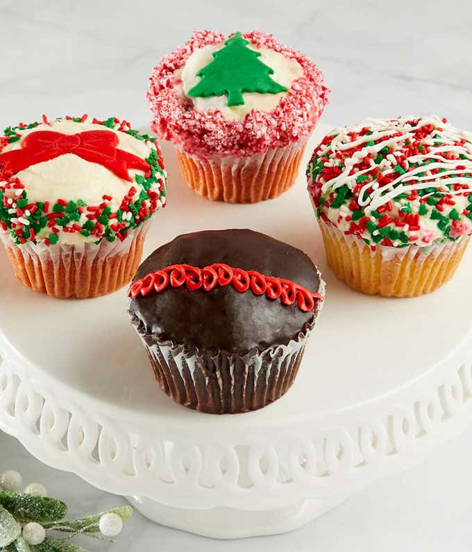 Large Christmas Cupcake Delivery