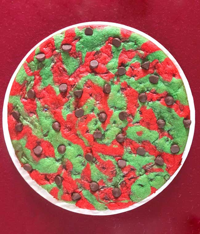 Merry Christmas Cookie Cake 