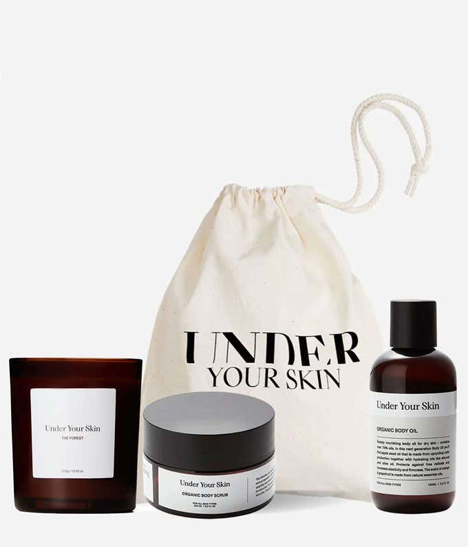 Under Your Skin All Natural Spa Gift Bundle
