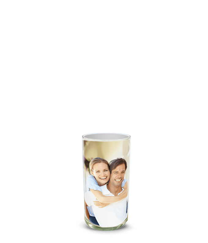 Partial image of Custom Photo Vase without flowers